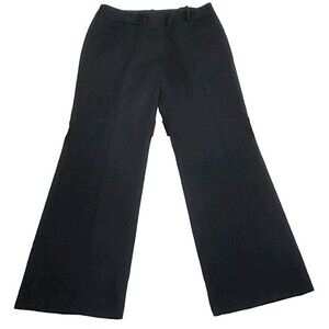 Ann Taylor Factory Size 6 Black Dress Pants Trousers Mom Teacher Work Travel GUC